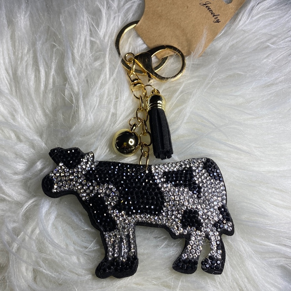 Moooooo Cow Purse Charm